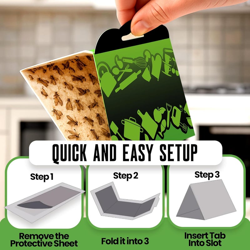 MothMag Pantry Moth Traps with Pheromones – 6 Pack, Non-Toxic Insect Killer for Kitchen, Cupboards, and Food Storage – Indoor Pantry Moth Glue Traps How to Get Rid of Pantry Moths - Image 3